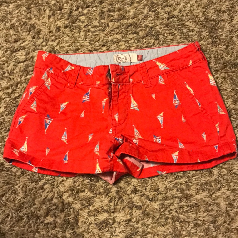 Red shorts from So